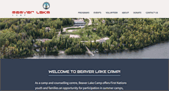 Desktop Screenshot of beaverlakecamp.org