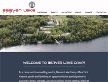 Tablet Screenshot of beaverlakecamp.org